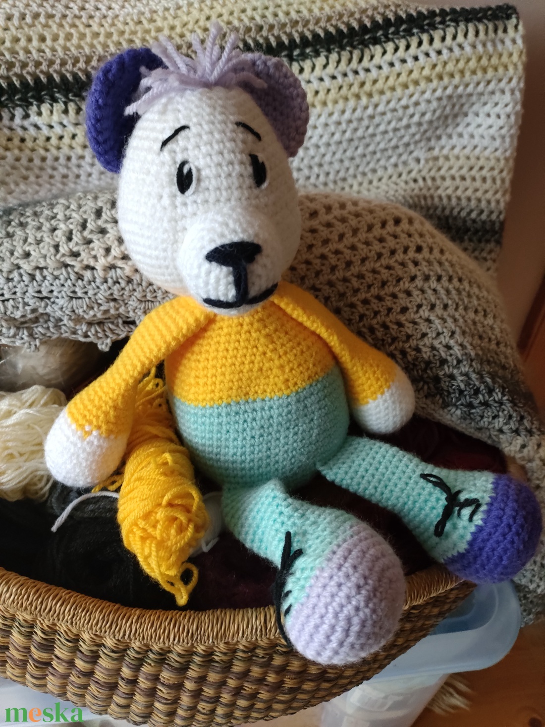 Horgolt maci - játék & sport - plüssállat & játékfigura - maci - Meska.hu Horgolt maci - játék & sport - plüssállat & játékfigura - maci - Meska.hu