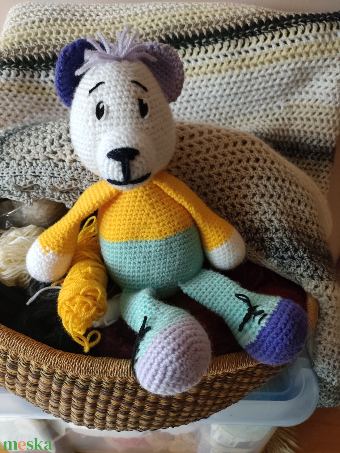 Horgolt maci - játék & sport - plüssállat & játékfigura - maci - Meska.hu Horgolt maci - játék & sport - plüssállat & játékfigura - maci - Meska.hu