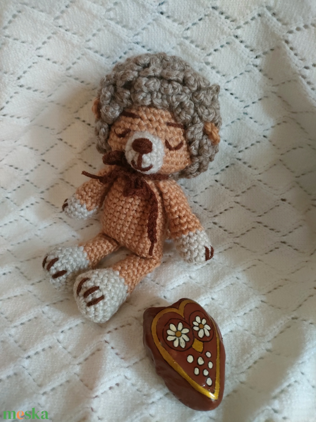 Oroszlán - horgolt figura - játék & sport - plüssállat & játékfigura - oroszlán - Meska.hu