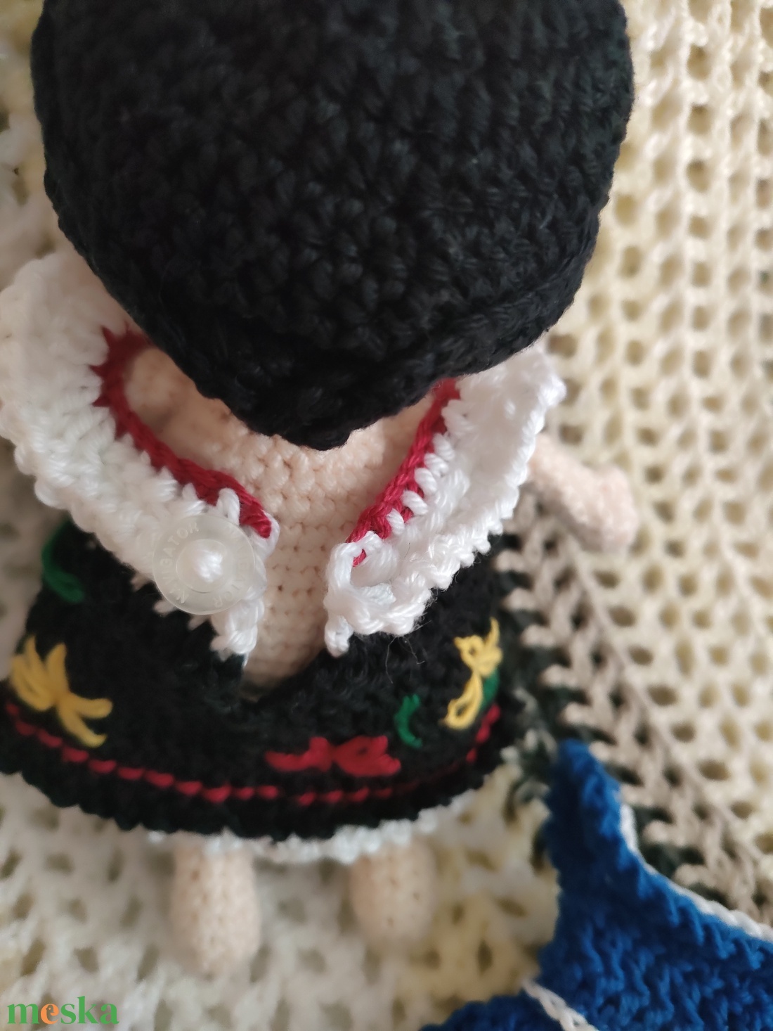 Horgolt Frida - Öltöztethető - játék & sport - baba & babaház - baba - Meska.hu