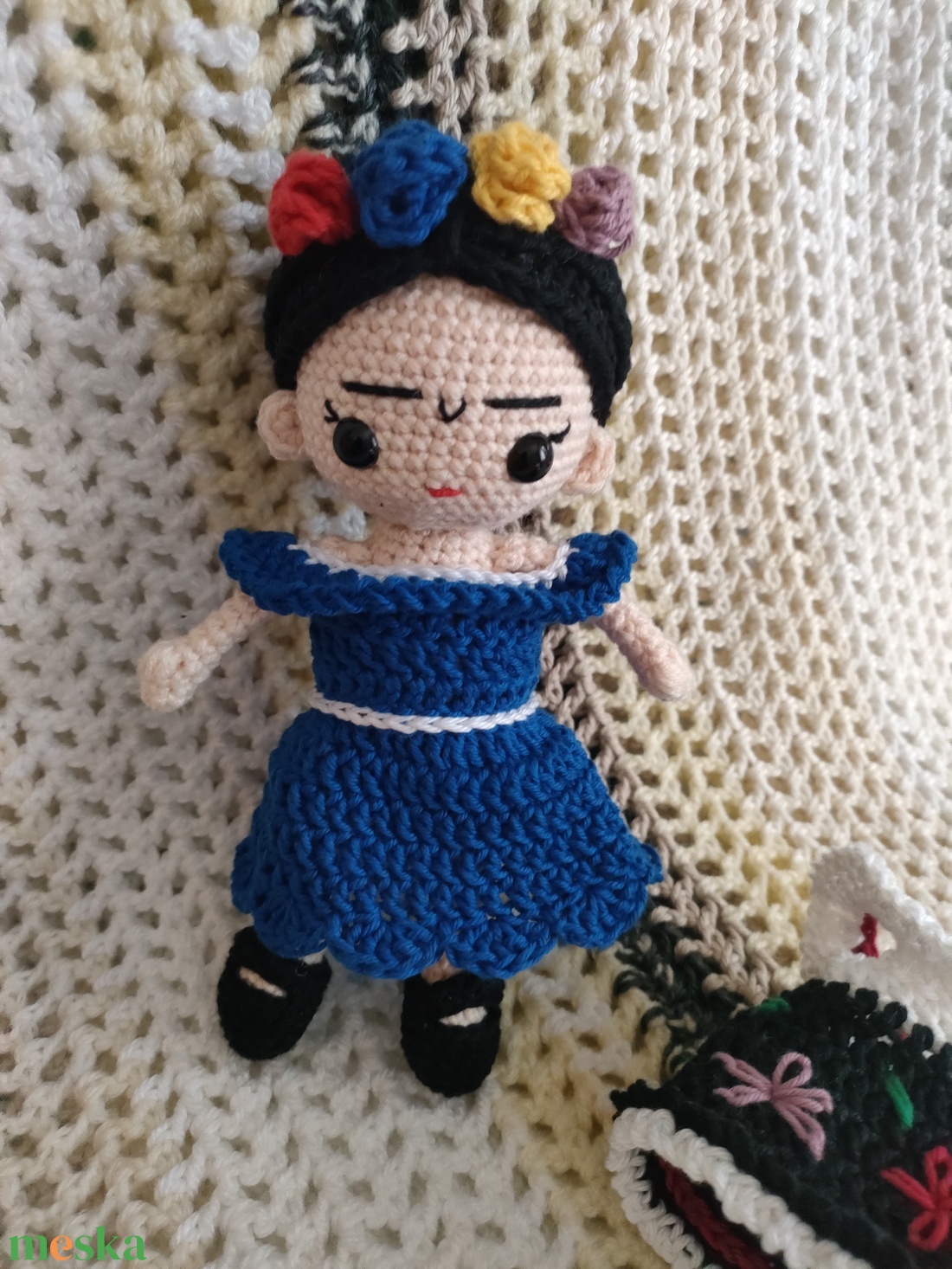 Horgolt Frida - Öltöztethető - játék & sport - baba & babaház - baba - Meska.hu