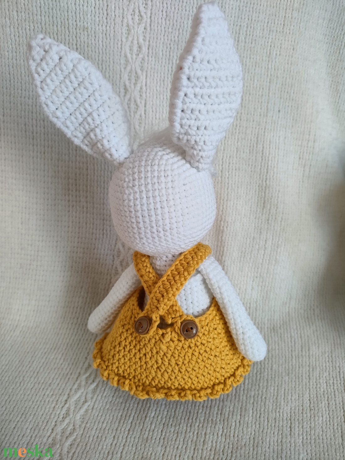 Nyúllány - Horgolt - játék & sport - plüssállat & játékfigura - nyuszi - Meska.hu