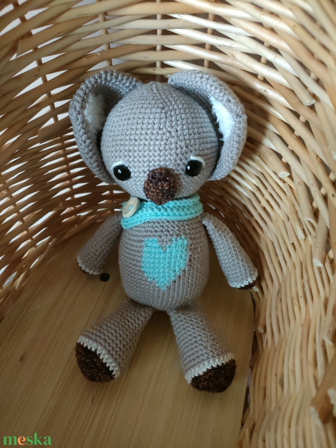 Koala - Horgolt - játék & sport - plüssállat & játékfigura - maci - Meska.hu