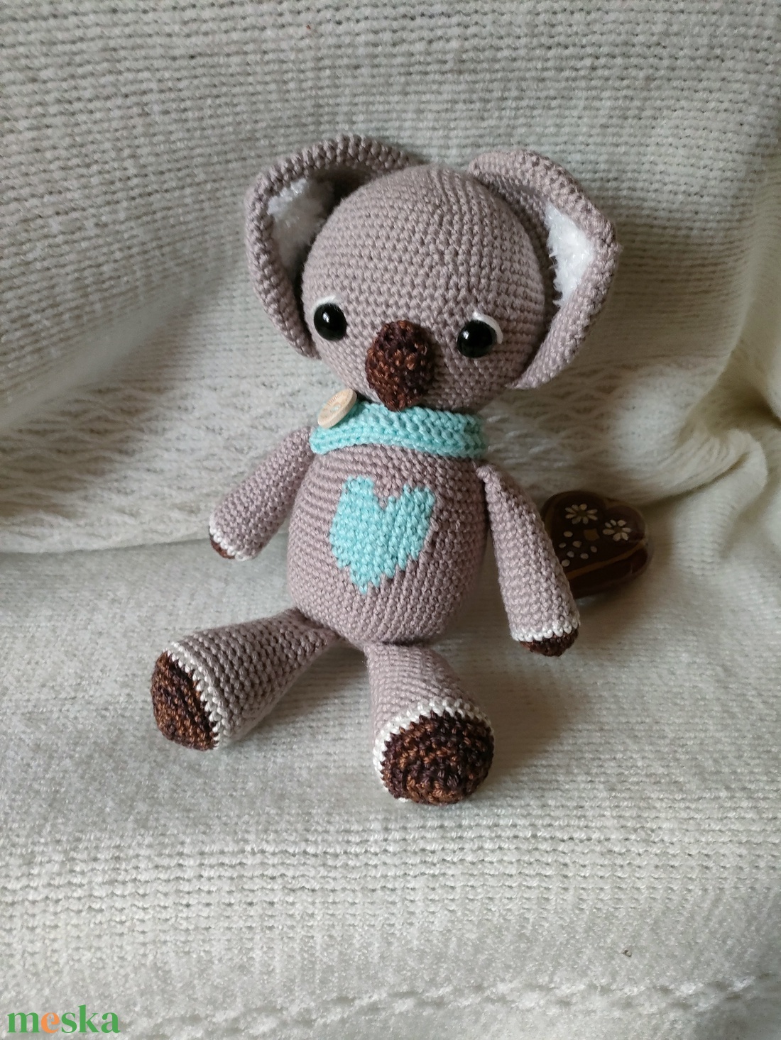 Koala - Horgolt - játék & sport - plüssállat & játékfigura - maci - Meska.hu