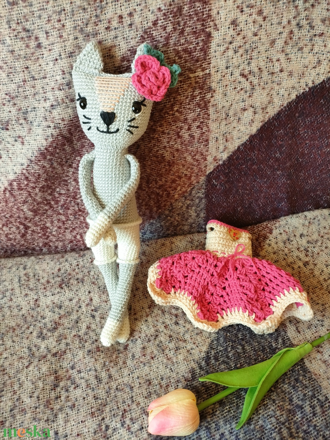 Cicalány - Horgolt - játék & sport - plüssállat & játékfigura - cica - Meska.hu