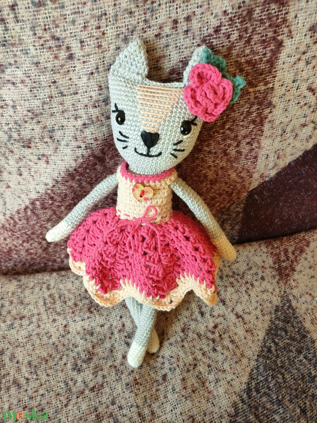 Cicalány - Horgolt - játék & sport - plüssállat & játékfigura - cica - Meska.hu