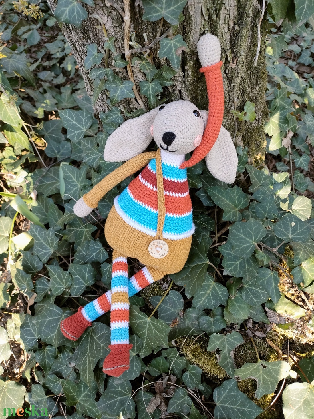 Nyúl - Horgolt - játék & sport - plüssállat & játékfigura - nyuszi - Meska.hu