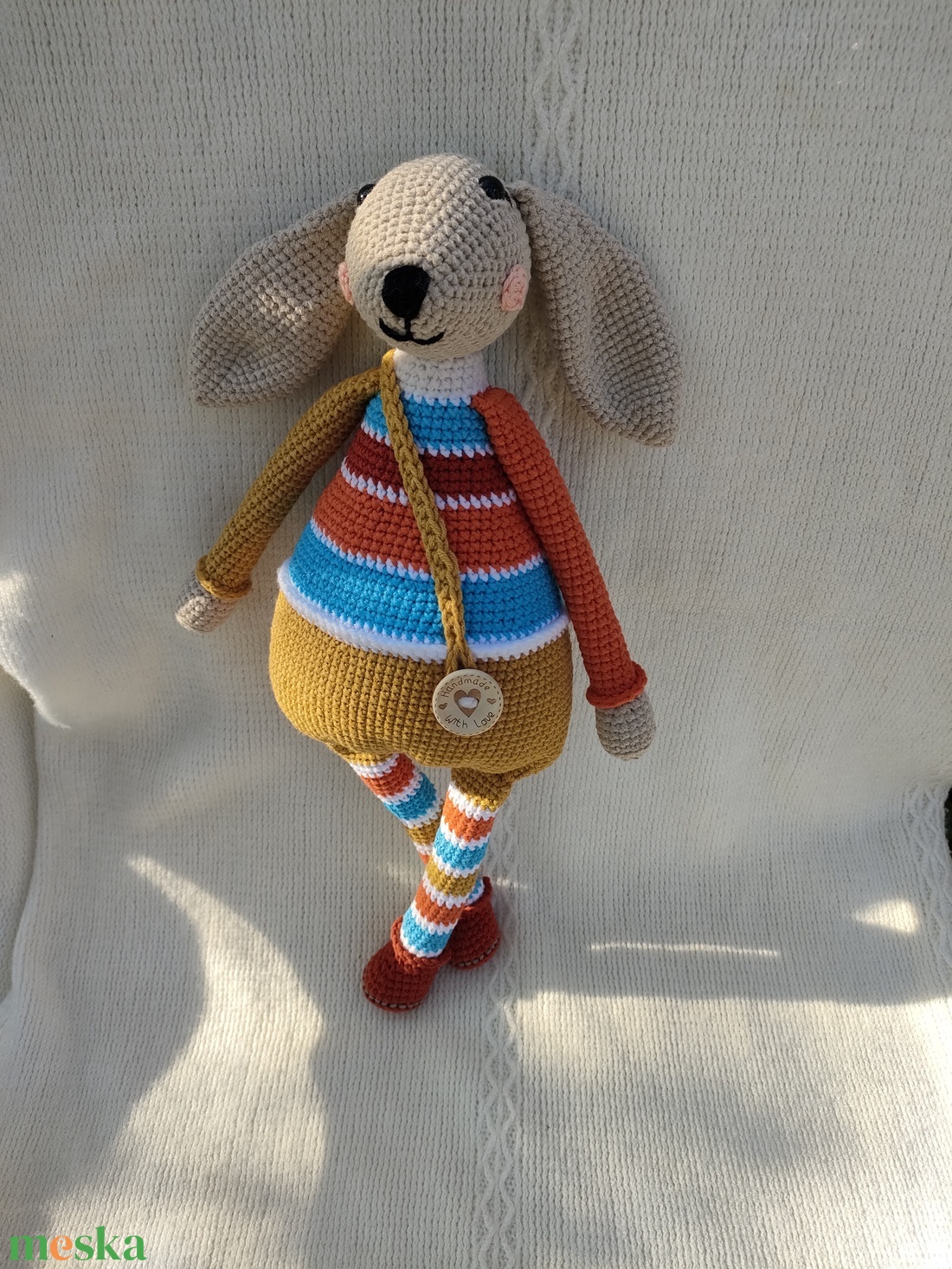 Nyúl - Horgolt - játék & sport - plüssállat & játékfigura - nyuszi - Meska.hu