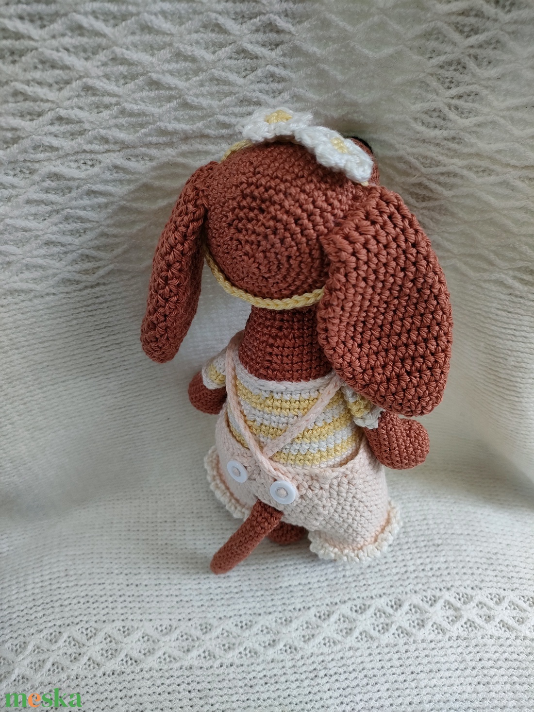 Kutyalány - Horgolt - játék & sport - plüssállat & játékfigura - kutya - Meska.hu