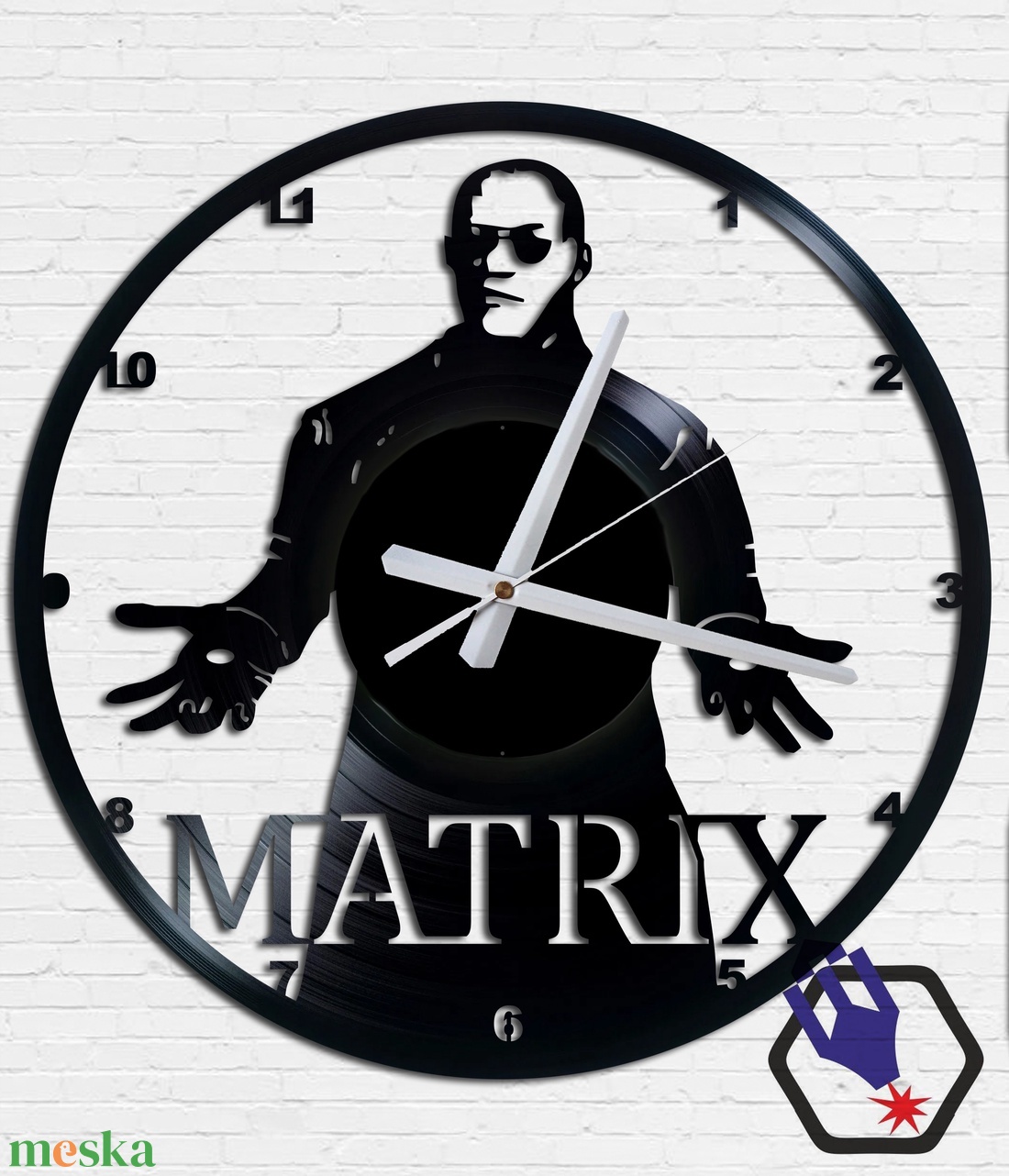 Falióra bakelitlemezből készítve - Matrix - otthon & lakás - dekoráció - fali és függő dekoráció - falióra & óra - Meska.hu Falióra bakelitlemezből készítve - Matrix - otthon & lakás - dekoráció - fali és függő dekoráció - falióra & óra - Meska.hu