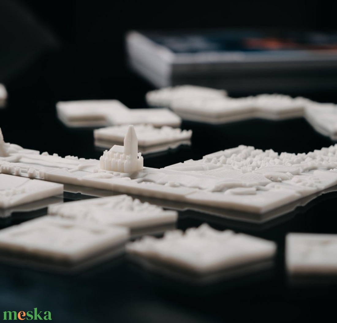 3D nyomtatott egyedi Carcassonne kiegészítő- 91 darabos - játék & sport - táblajáték és kártyajáték - dominó - Meska.hu