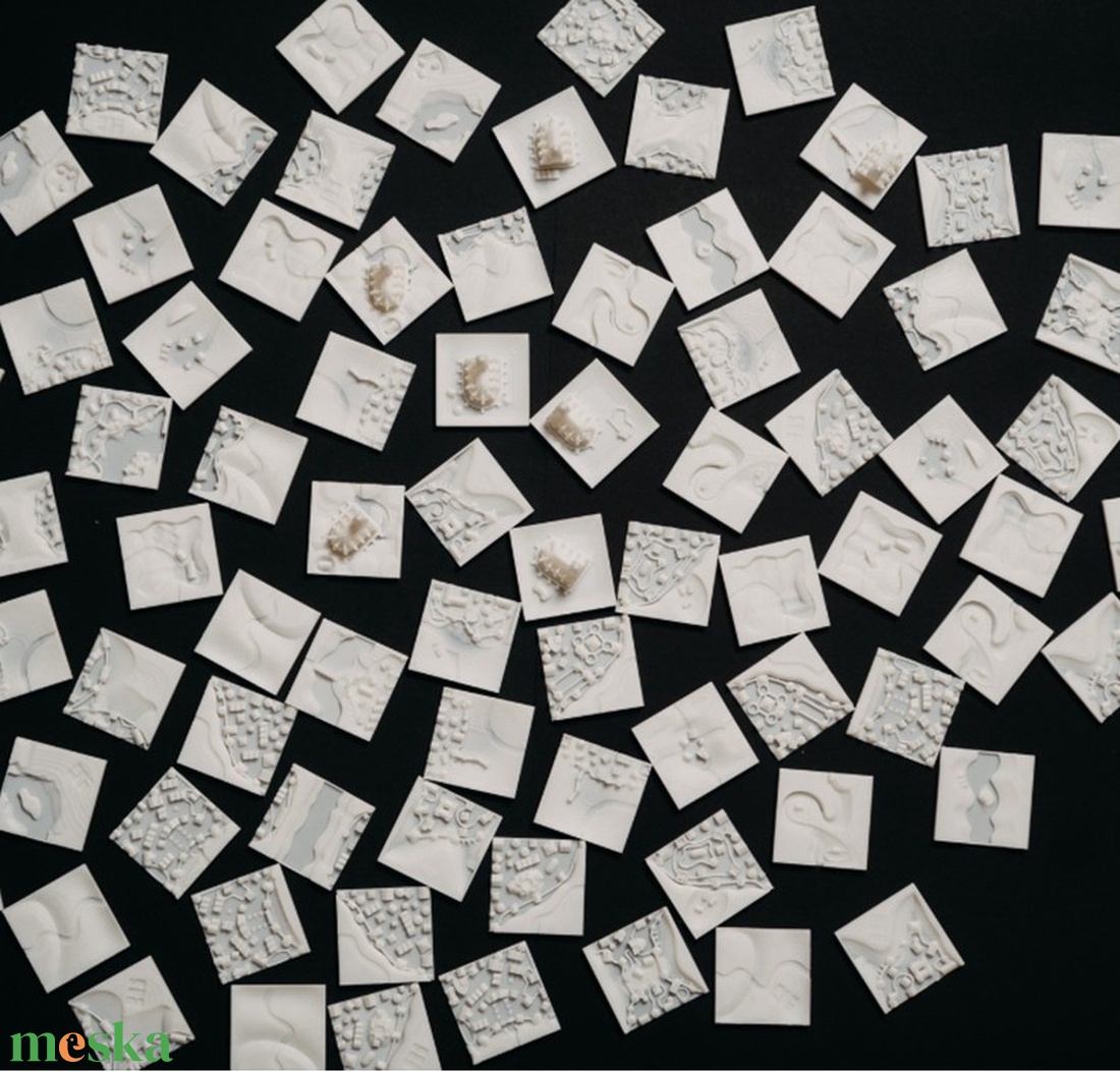 3D nyomtatott egyedi Carcassonne kiegészítő- 91 darabos - játék & sport - táblajáték és kártyajáték - dominó - Meska.hu