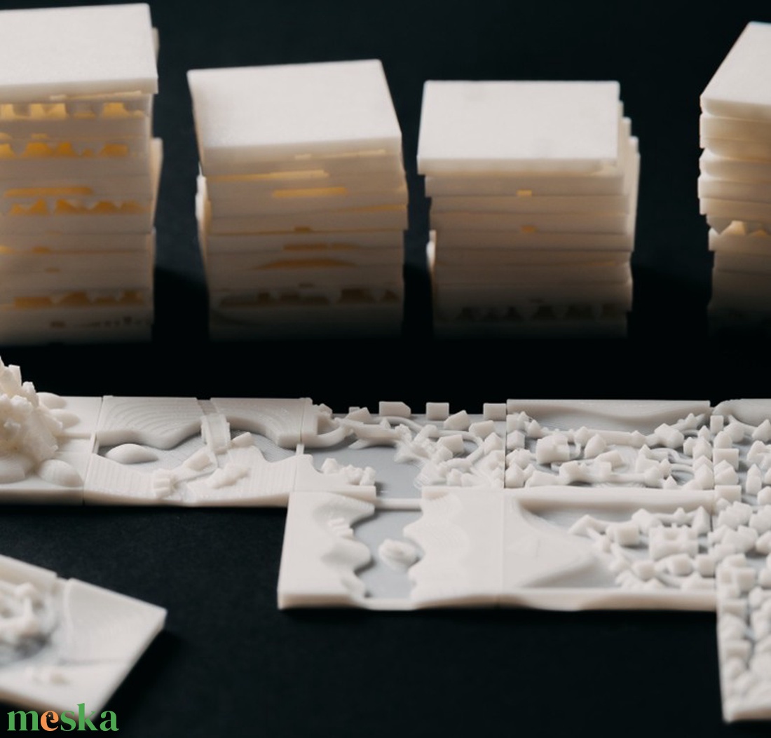 3D nyomtatott egyedi Carcassonne kiegészítő- 91 darabos - játék & sport - táblajáték és kártyajáték - dominó - Meska.hu