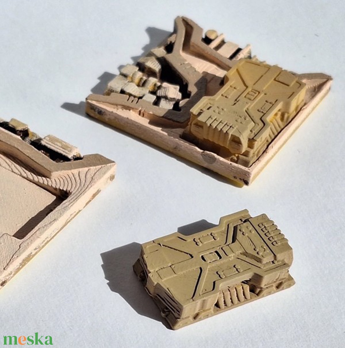 3D nyomtatott egyedi Dune tematikájú Carcassonne kiegészítő - 89 darabos � Festhető modellek - játék & sport - táblajáték és kártyajáték - dominó - Meska.hu