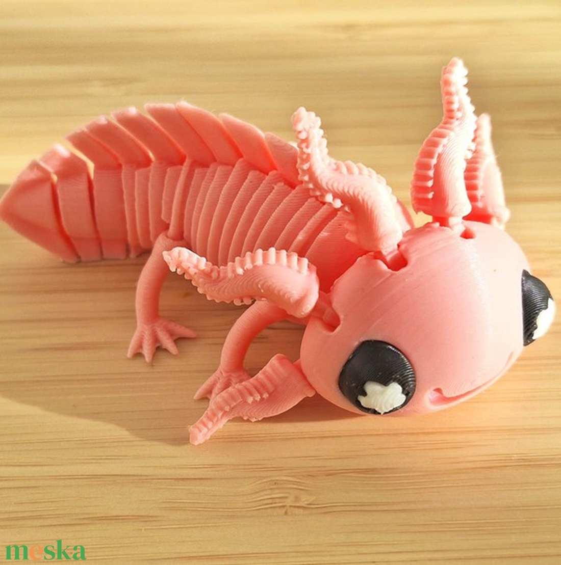 3D nyomtatott flexi Axolotl - otthon & életmód - dekoráció - dekoratív figurák és szobrok - Meska.hu