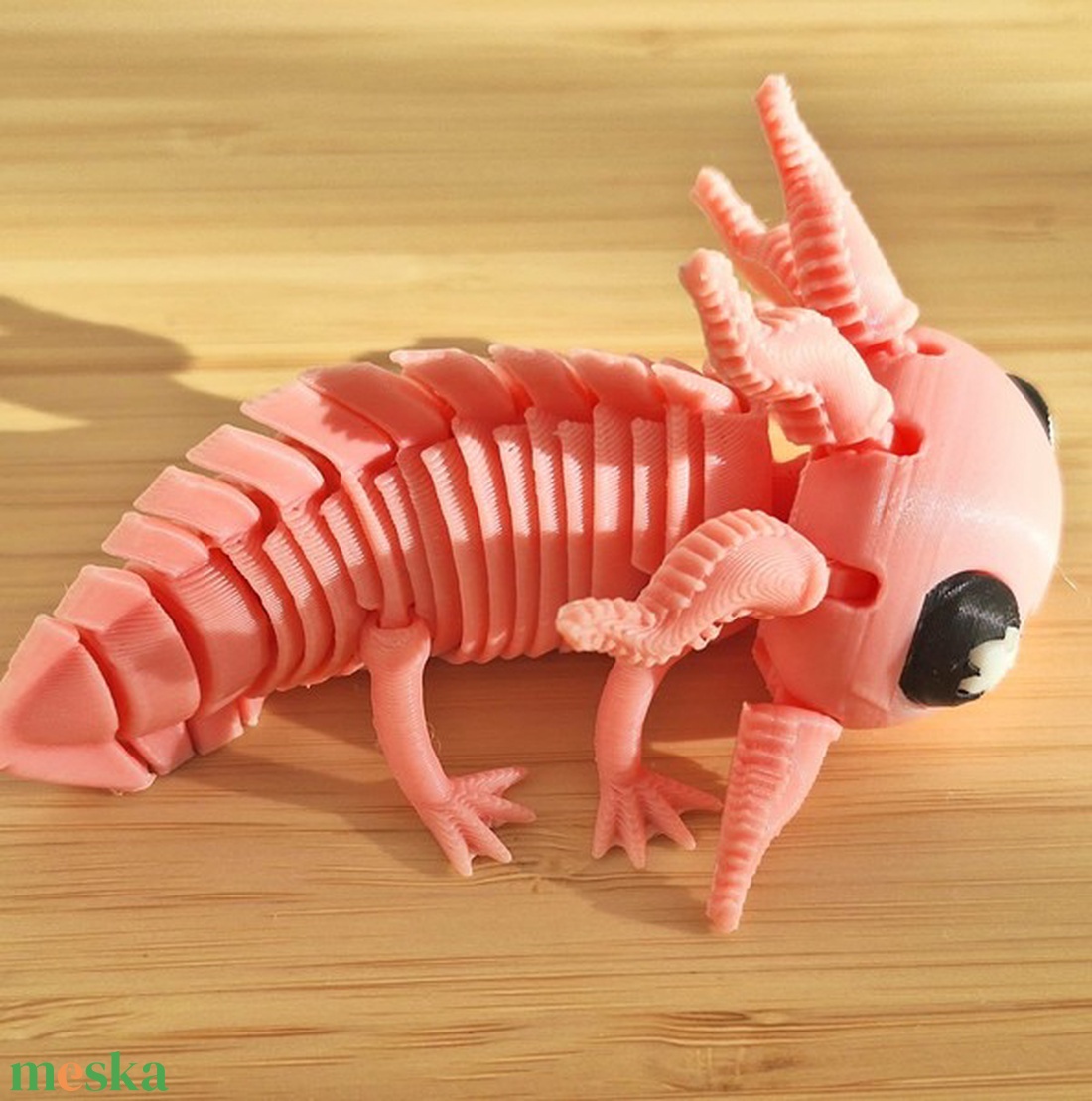 3D nyomtatott flexi Axolotl - otthon & életmód - dekoráció - dekoratív figurák és szobrok - Meska.hu