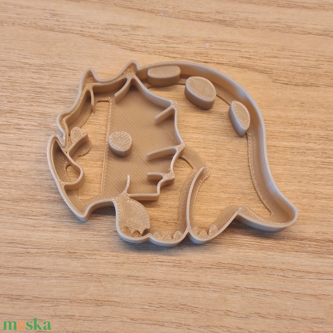 Aranyos Triceratops Sütikiszúró � Food Safe PLA - otthon & életmód - konyhafelszerelés, tálalás - sütés, főzés - sütikiszúró - Meska.hu