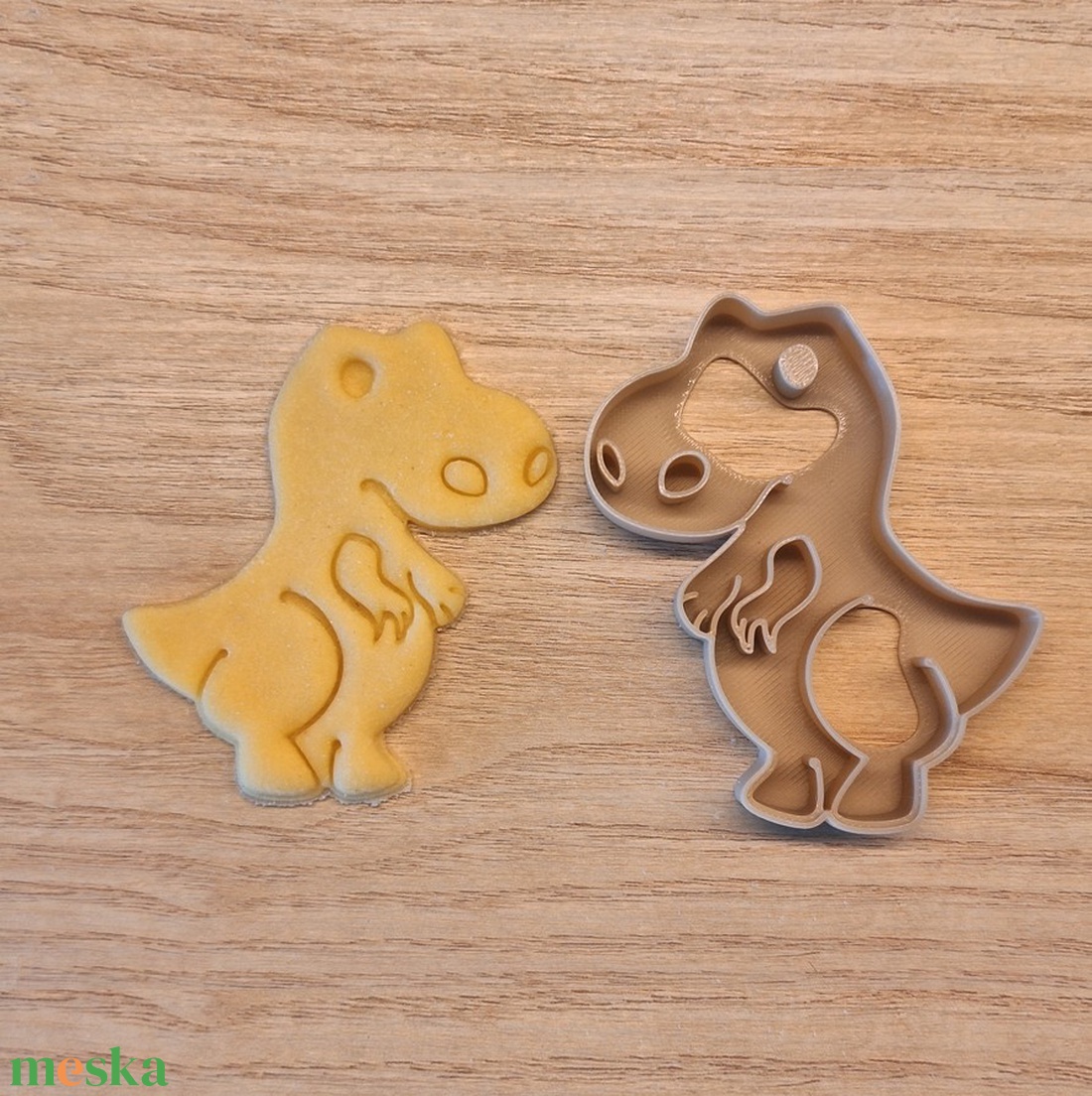 Aranyos T-rex Sütikiszúró � Food Safe PLA - otthon & életmód - konyhafelszerelés, tálalás - sütés, főzés - sütikiszúró - Meska.hu