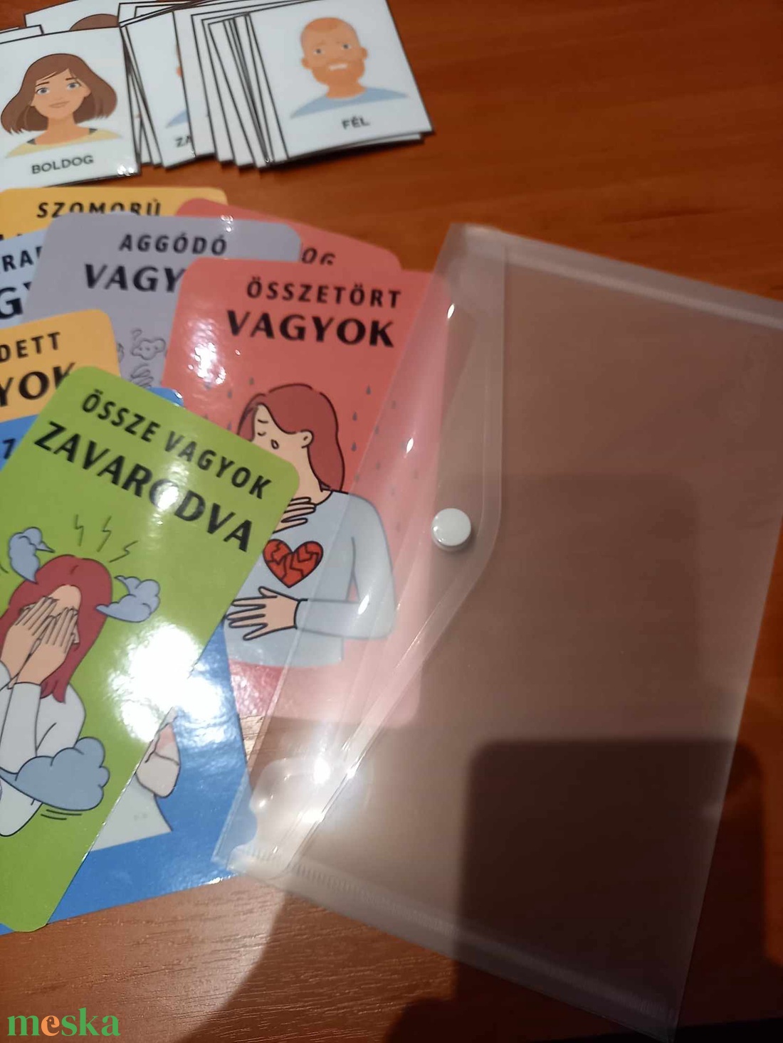 Érzelem Kaland Fejlesztőjáték Memóriajáték Kiskamaszoknak + Beszélgetésindító Kártyák - játék & sport - táblajáték és kártyajáték - kártya - Meska.hu
