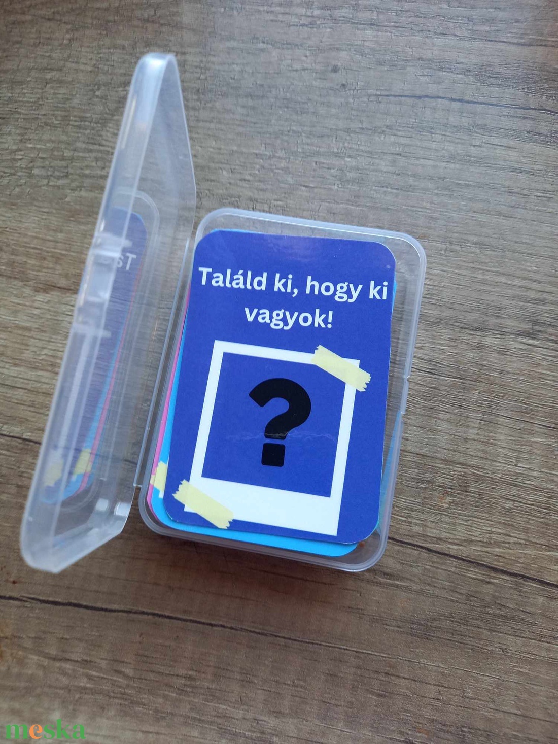 Találd ki, hogy ki vagyok! Fejlesztő kártya +7 - játék & sport - táblajáték és kártyajáték - kártya - Meska.hu Találd ki, hogy ki vagyok! Fejlesztő kártya +7 - játék & sport - táblajáték és kártyajáték - kártya - Meska.hu