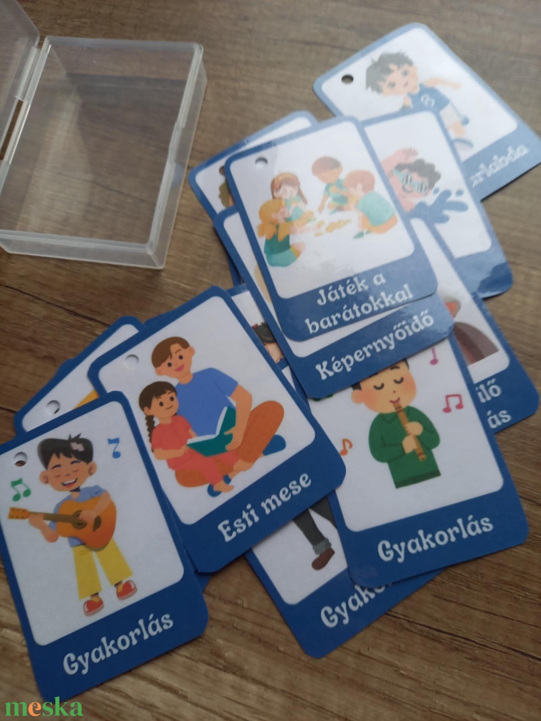 Napi rutin kialakítását segítő oktató kártyák - játék & sport - táblajáték és kártyajáték - kártya - Meska.hu Napi rutin kialakítását segítő oktató kártyák - játék & sport - táblajáték és kártyajáték - kártya - Meska.hu