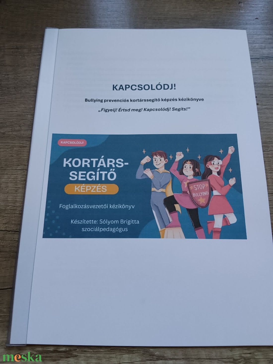 Bullying Prevenciós Kortárssegítői Képzés - Komplett csomag NYOMTATVA - művészet - grafika & illusztráció - digitális - Meska.hu