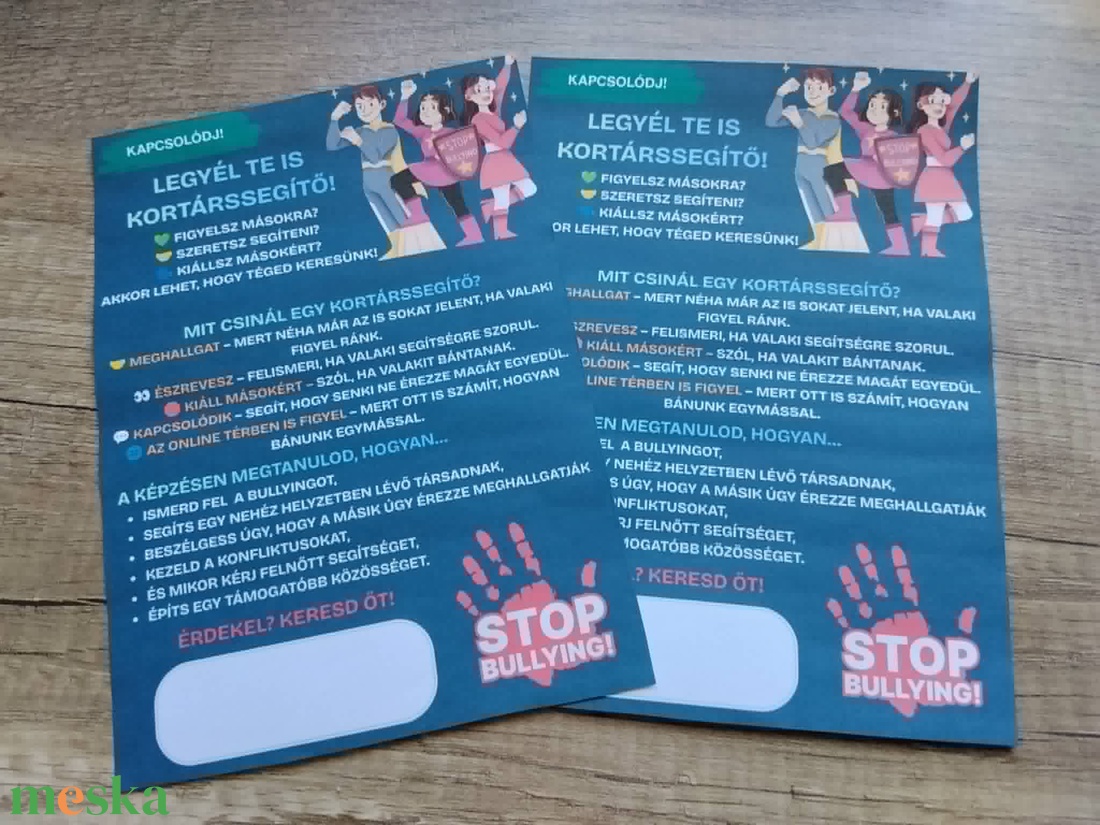 Bullying Prevenciós Kortárssegítői Képzés - Komplett csomag NYOMTATVA - művészet - grafika & illusztráció - digitális - Meska.hu