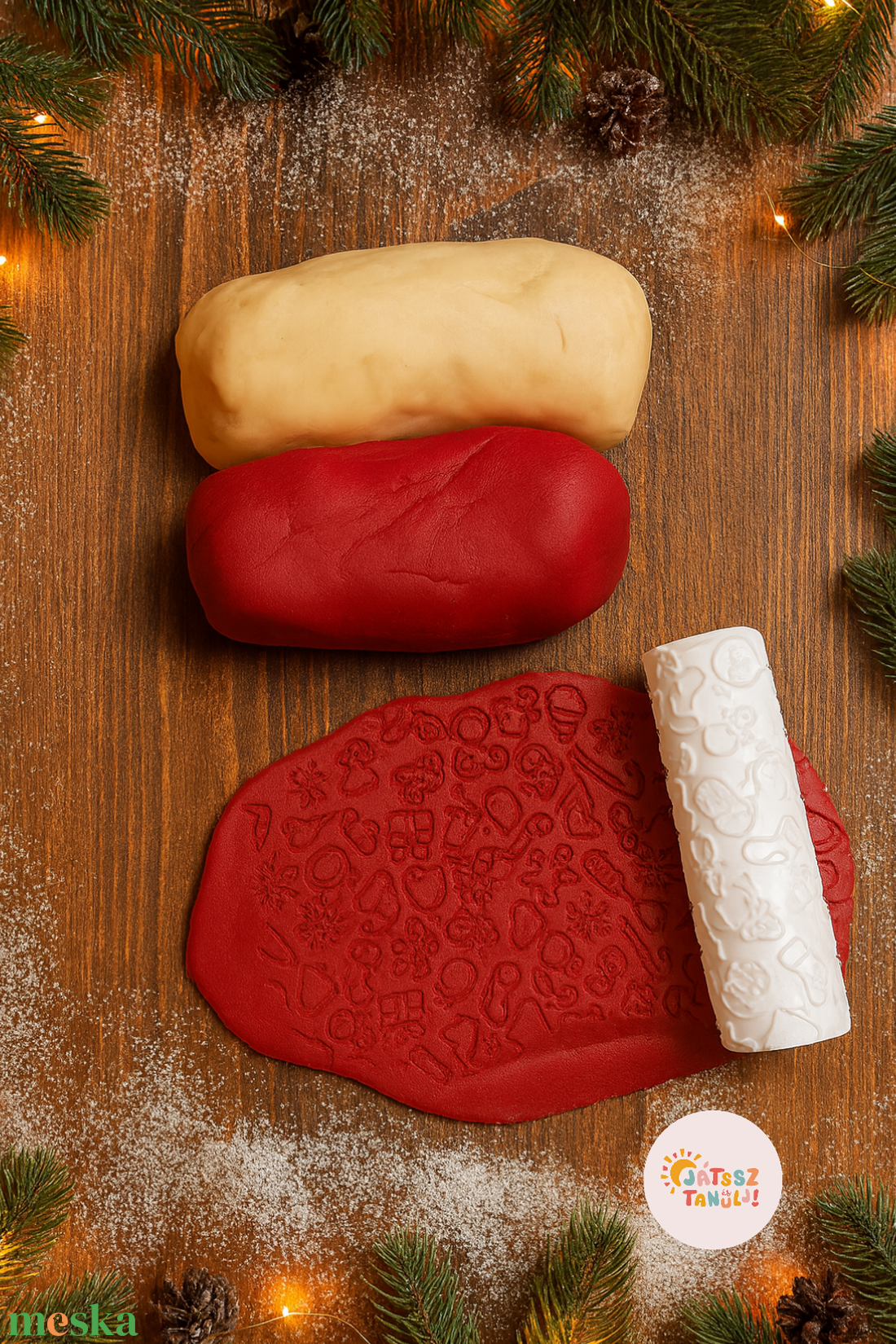 Mikulás Mesés Gyurmahenger Csomag - játék & sport - készségfejlesztő és logikai játék - oktató játékok - Meska.hu