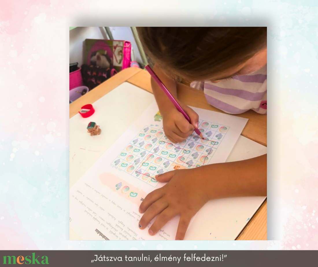 Nyári kalandok Mesés foglalkoztató füzet - játék & sport - készségfejlesztő és logikai játék - oktató játékok - Meska.hu