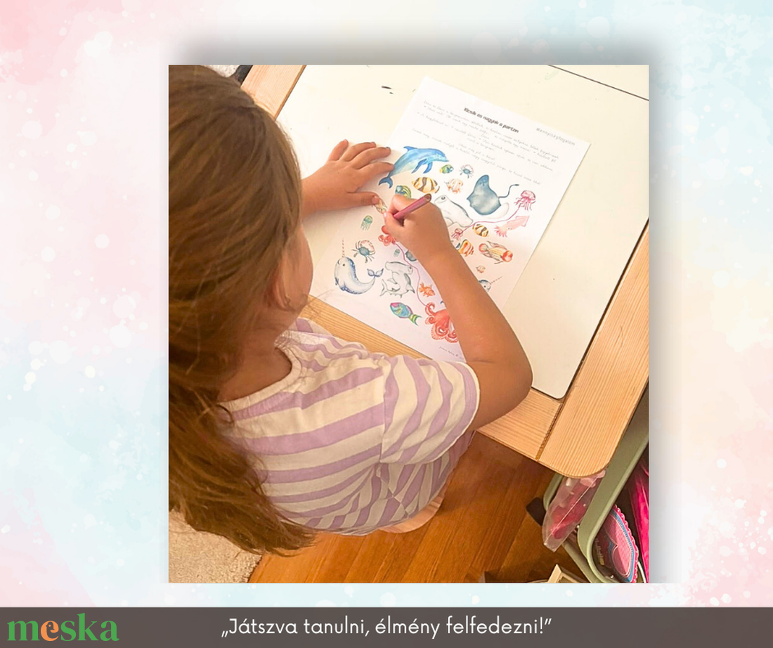 Nyári kalandok Mesés foglalkoztató füzet - játék & sport - készségfejlesztő és logikai játék - oktató játékok - Meska.hu