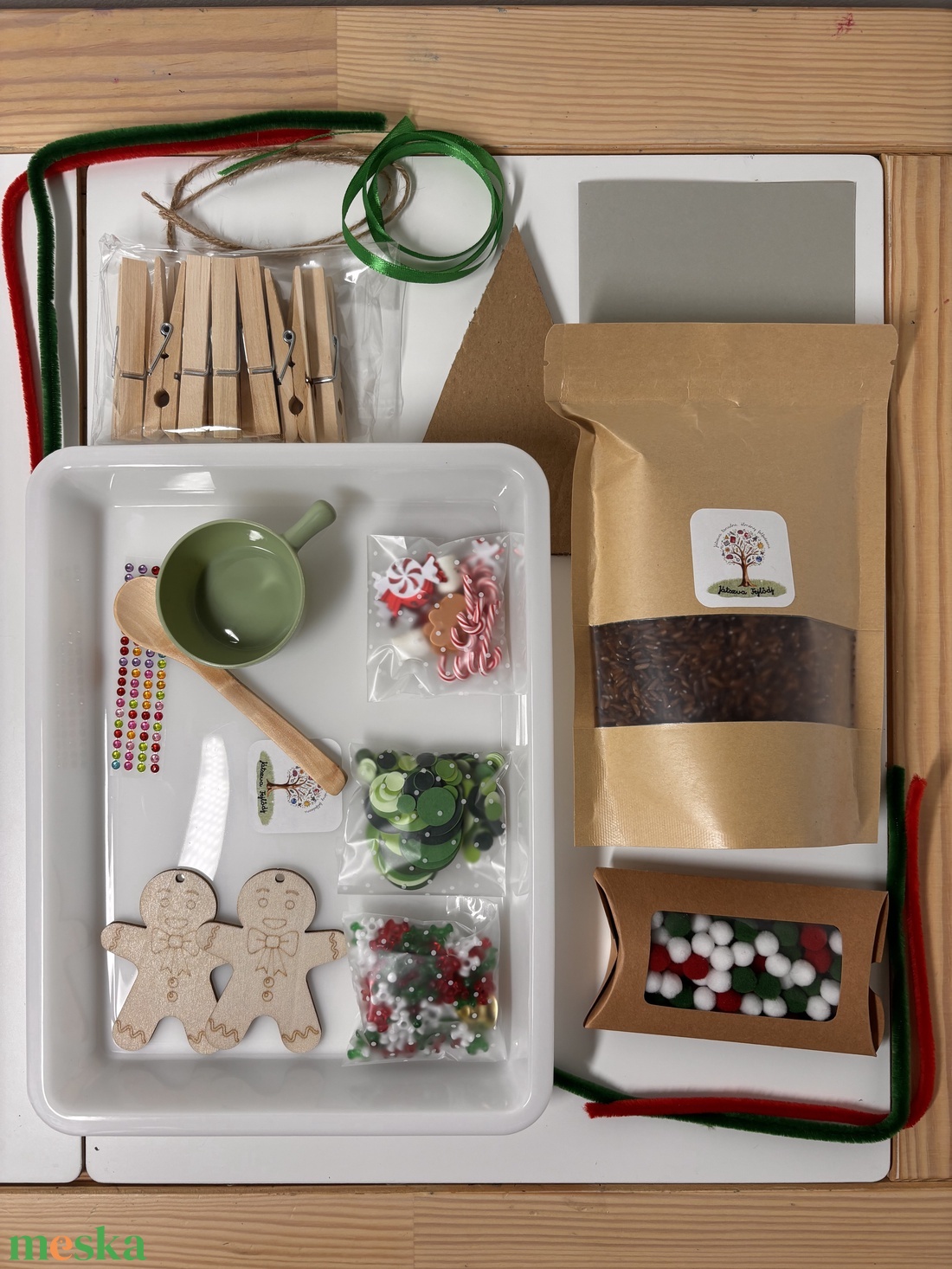 Karácsonyi Csodaműhely Közepes csomag - játék & sport - készségfejlesztő és logikai játék - oktató játékok - Meska.hu