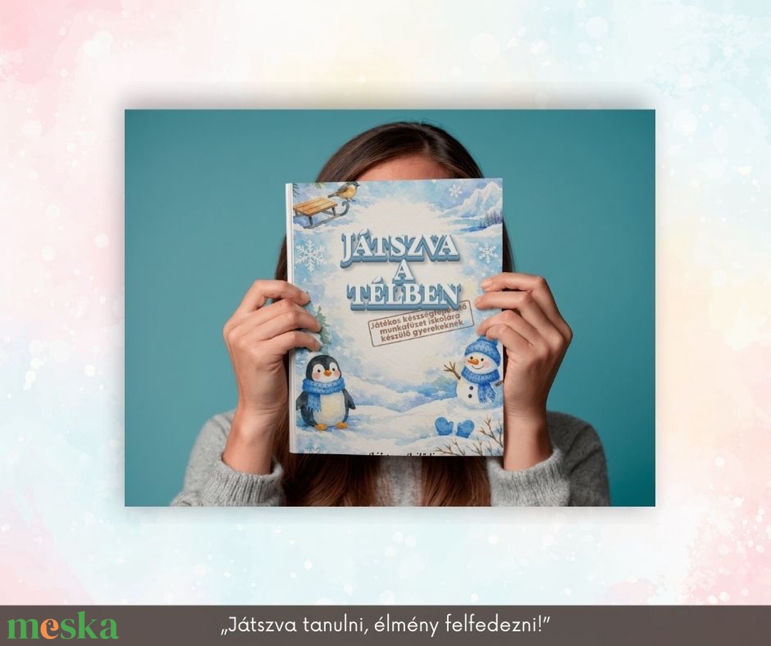 Játszva a Télben - Foglalkoztató füzet  - játék & sport - készségfejlesztő és logikai játék - oktató játékok - Meska.hu