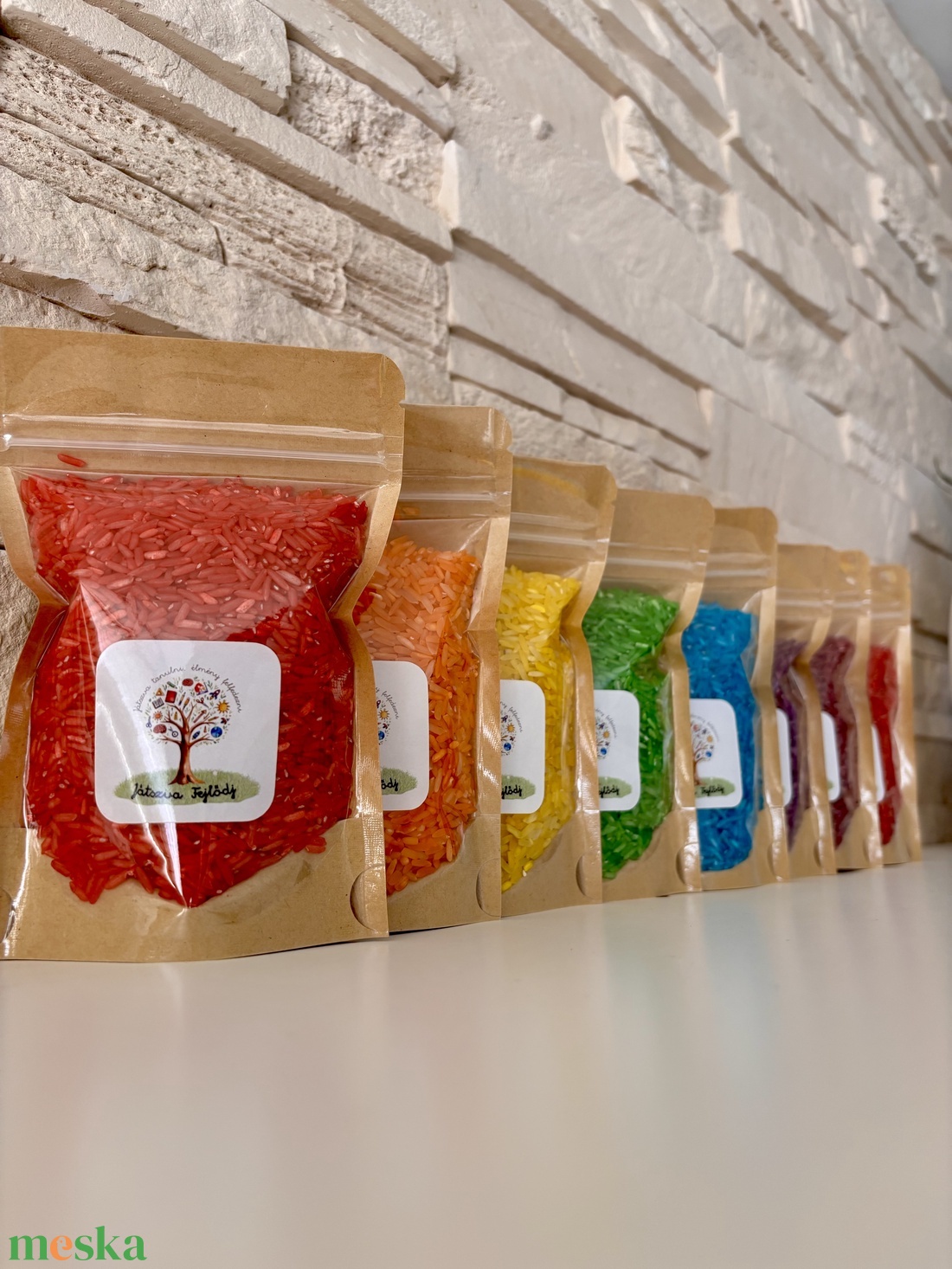 Szenzoros játékalap vanília illattal - játék & sport - készségfejlesztő és logikai játék - oktató játékok - Meska.hu