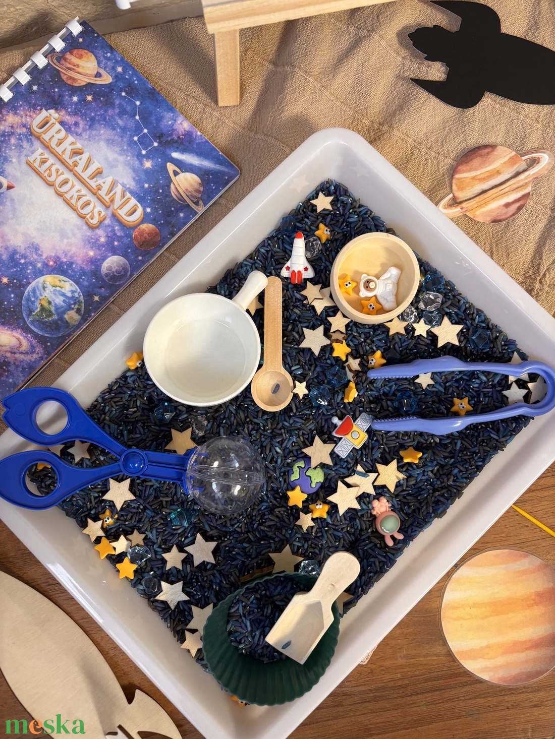 Űrkaland � komplex alkotó és fejlesztő csomag ovisoknak  - játék & sport - készségfejlesztő és logikai játék - oktató játékok - Meska.hu