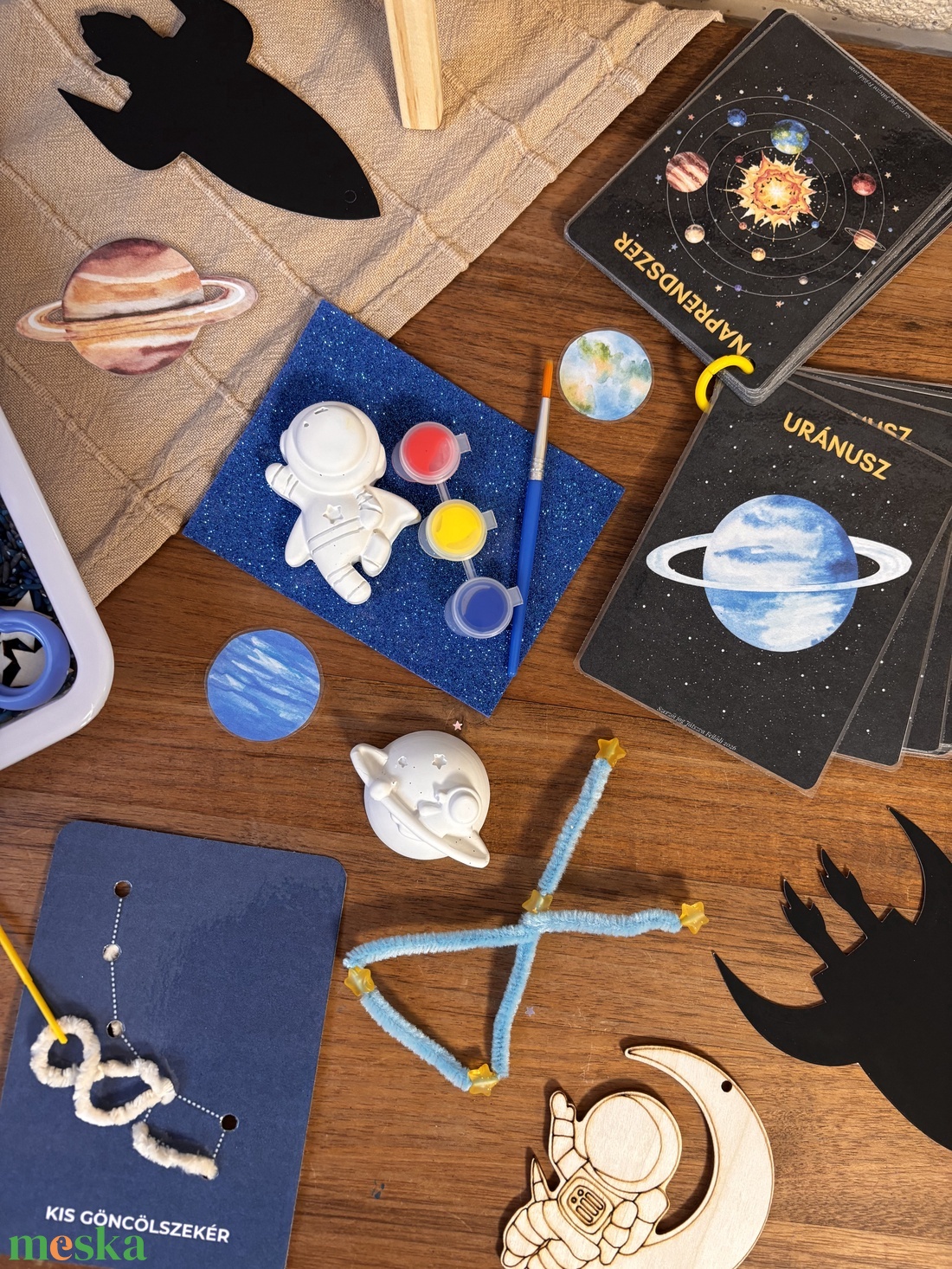 Űrkaland � komplex alkotó és fejlesztő csomag ovisoknak  - játék & sport - készségfejlesztő és logikai játék - oktató játékok - Meska.hu