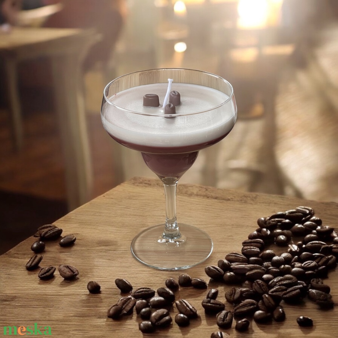 Espresso martini gyertya  - karácsony - karácsonyi lakásdekoráció - karácsonyi illatgyertya, mécses - Meska.hu Espresso martini gyertya  - karácsony - karácsonyi lakásdekoráció - karácsonyi illatgyertya, mécses - Meska.hu