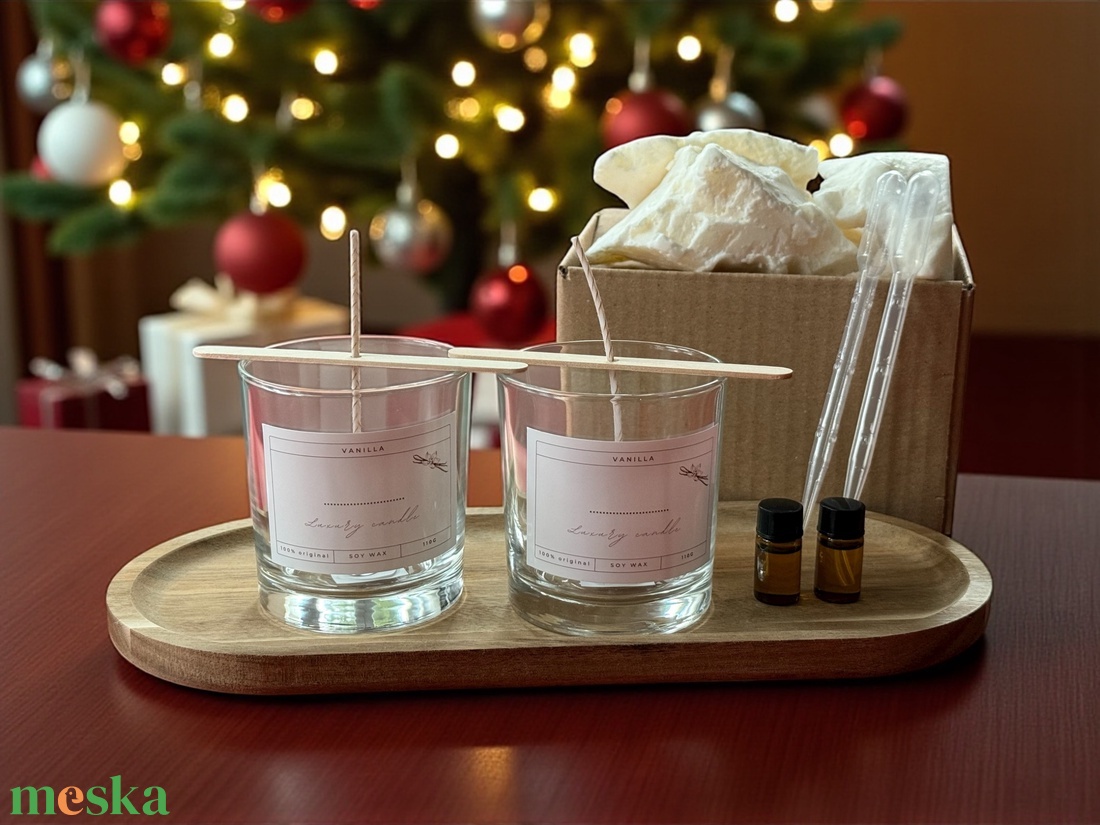 DIY páros gyertyakészítő csomag - diy (csináld magad) - egységcsomag - Meska.hu