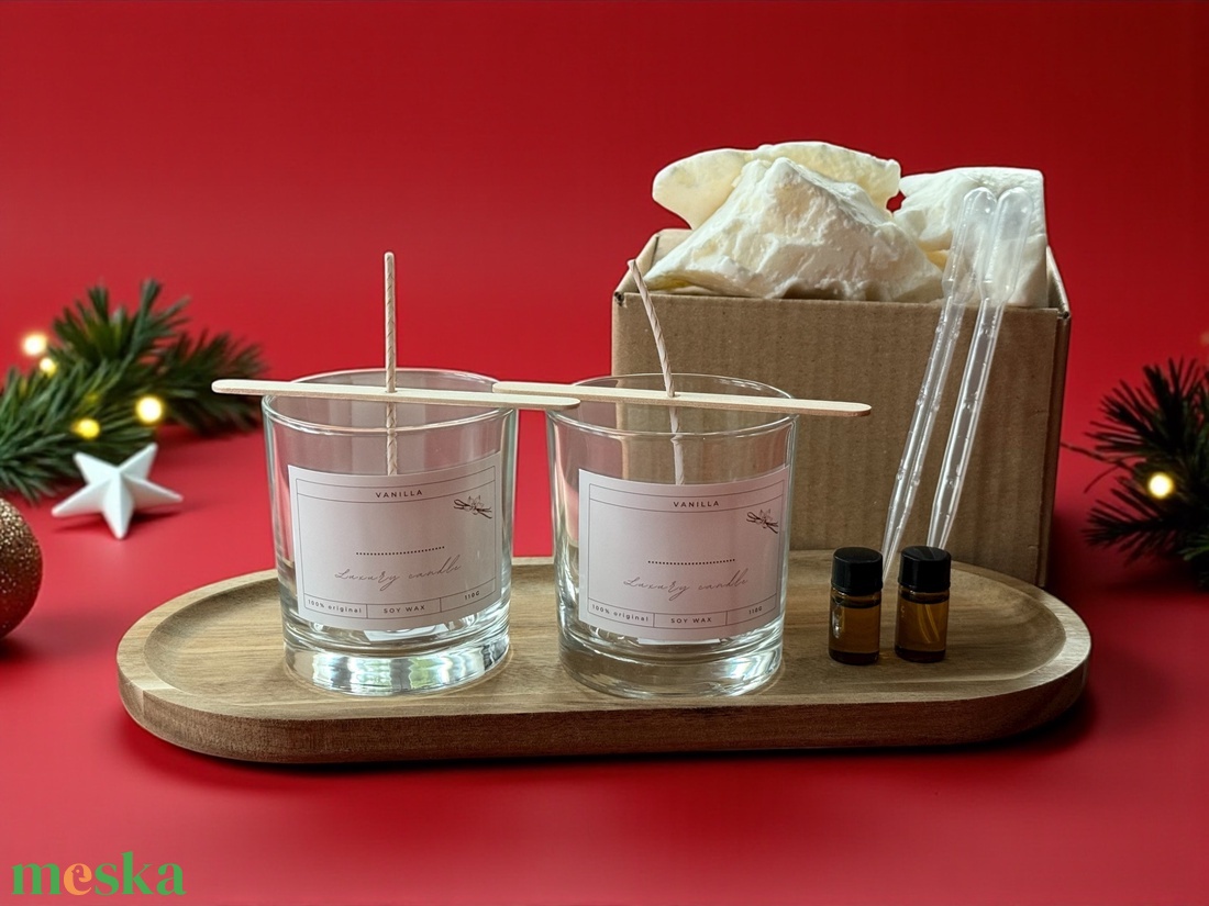 DIY páros gyertyakészítő csomag - diy (csináld magad) - egységcsomag - Meska.hu