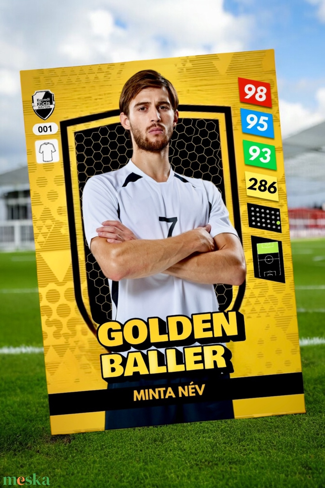 Egyedi Focis kártya - játék & sport - táblajáték és kártyajáték - kártya - Meska.hu