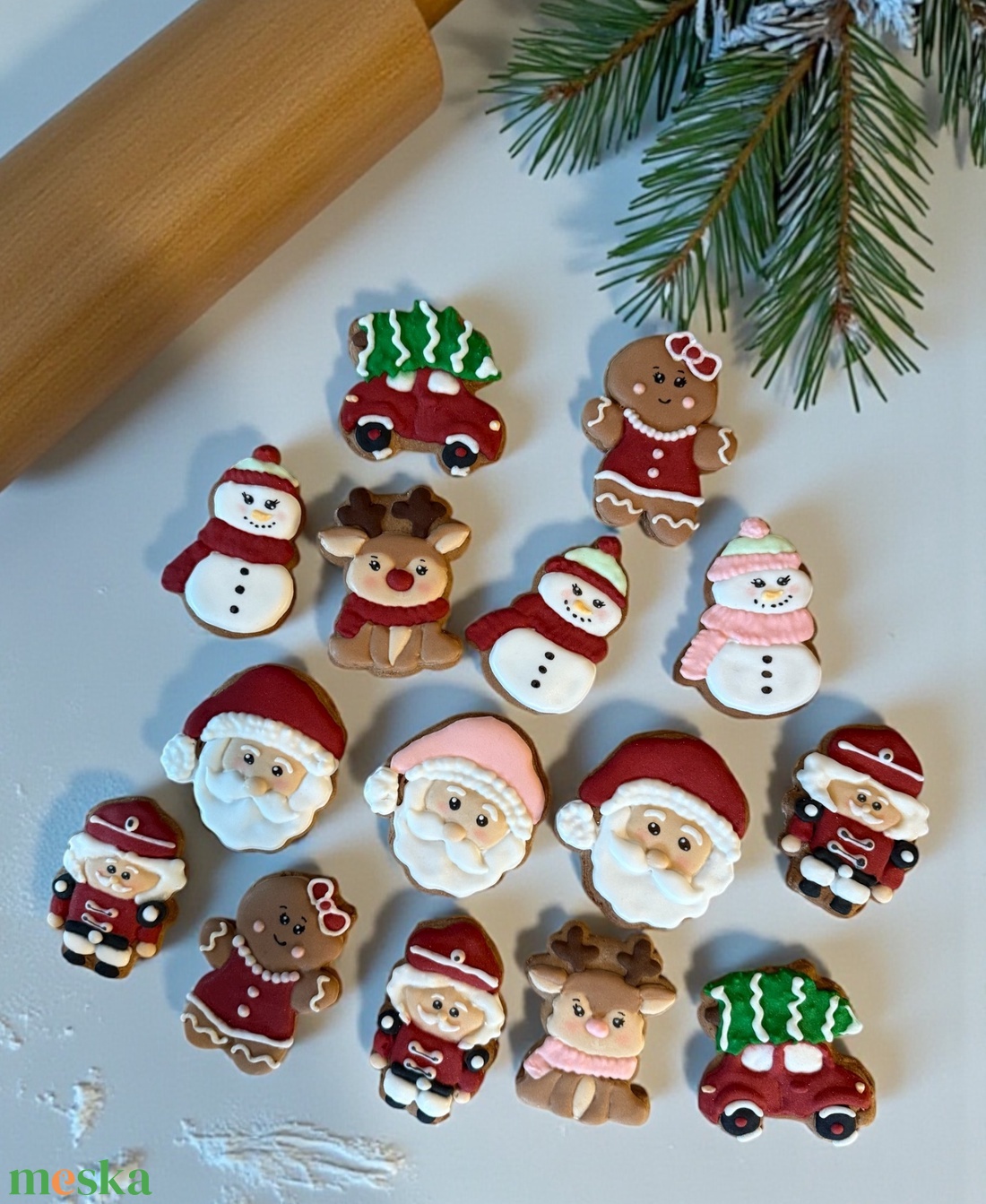 Díszített mézeskalácsok - élelmiszer - édesség - mézeskalács - Meska.hu