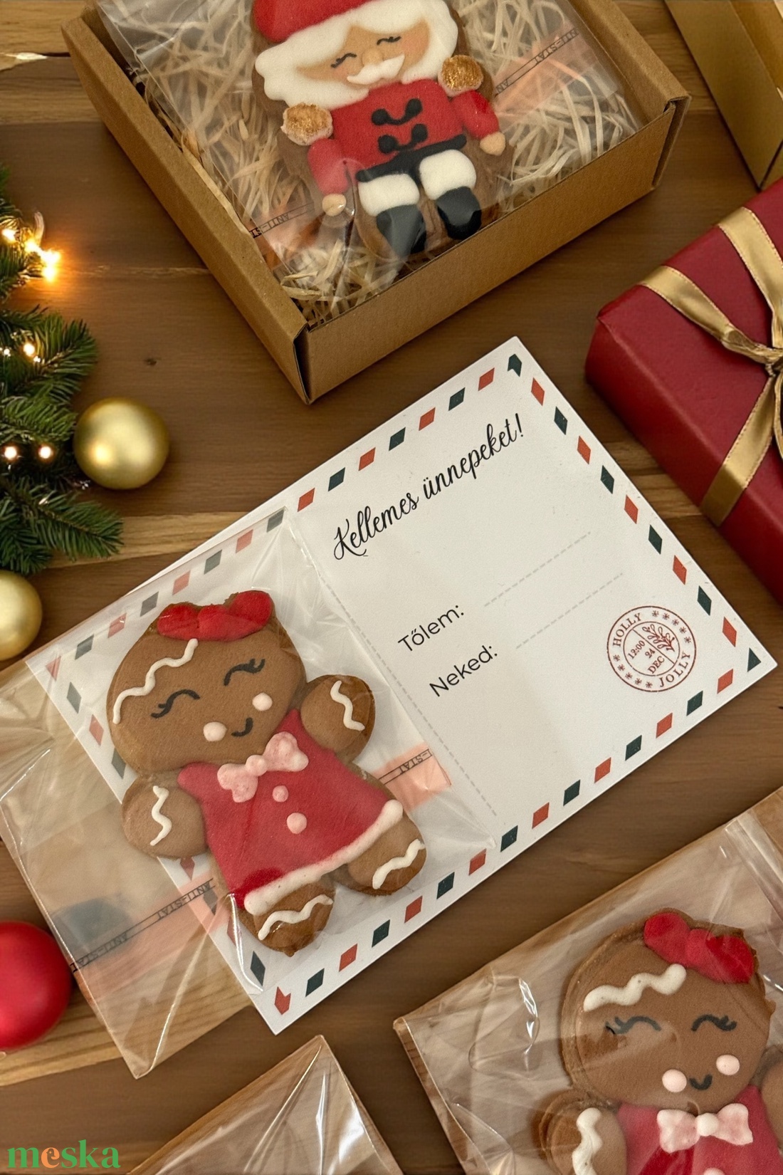 Díszített mézeskalács - élelmiszer - édesség - mézeskalács - Meska.hu