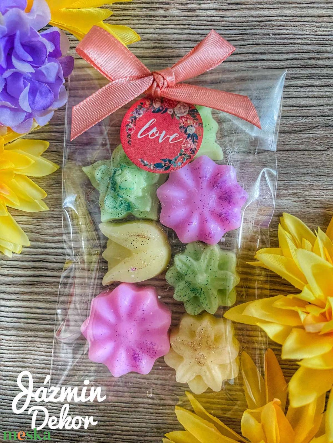 Virágos illatviasz csomag nőnapra - otthon & életmód - gyertya, illat, aroma - illatviasz - Meska.hu
