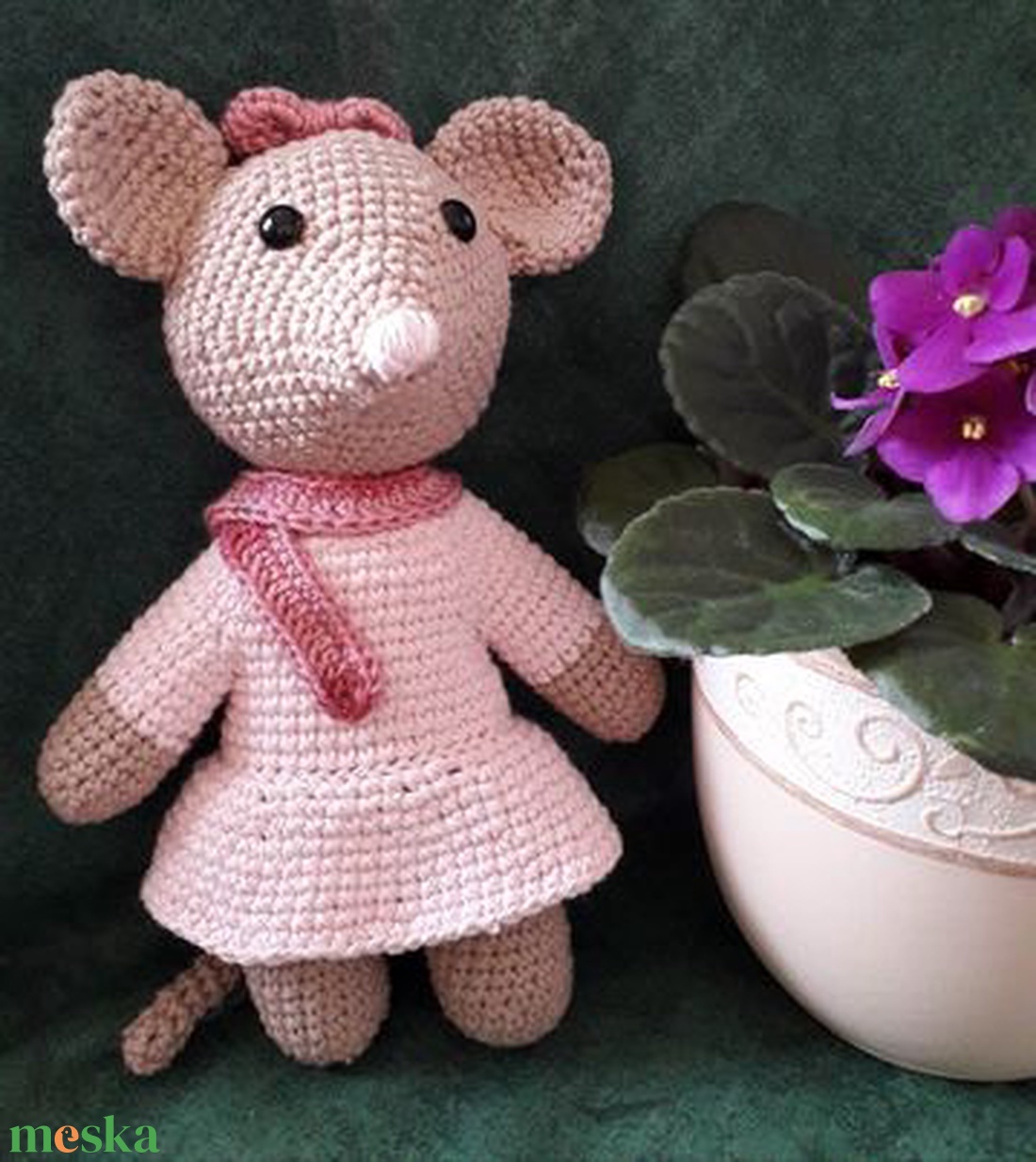 Boglárka egérke - horgolt (amigurumi) játék - játék & sport - plüssállat & játékfigura - egér - Meska.hu Boglárka egérke - horgolt (amigurumi) játék - játék & sport - plüssállat & játékfigura - egér - Meska.hu