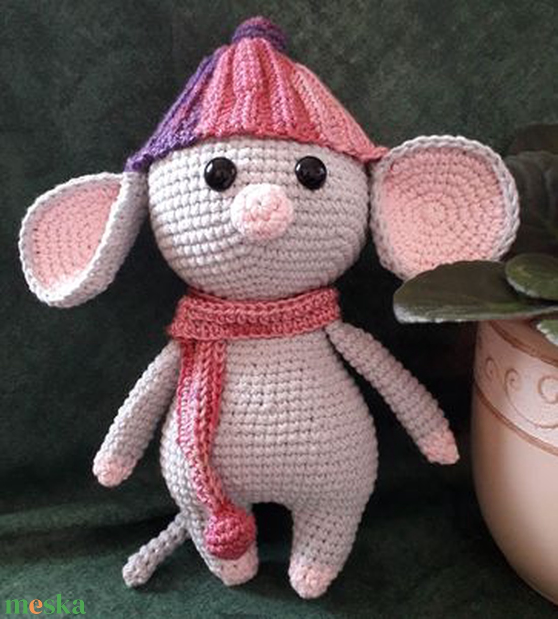 Teodóra egérke - horgolt (amigurumi) játék - játék & sport - plüssállat & játékfigura - egér - Meska.hu Teodóra egérke - horgolt (amigurumi) játék - játék & sport - plüssállat & játékfigura - egér - Meska.hu