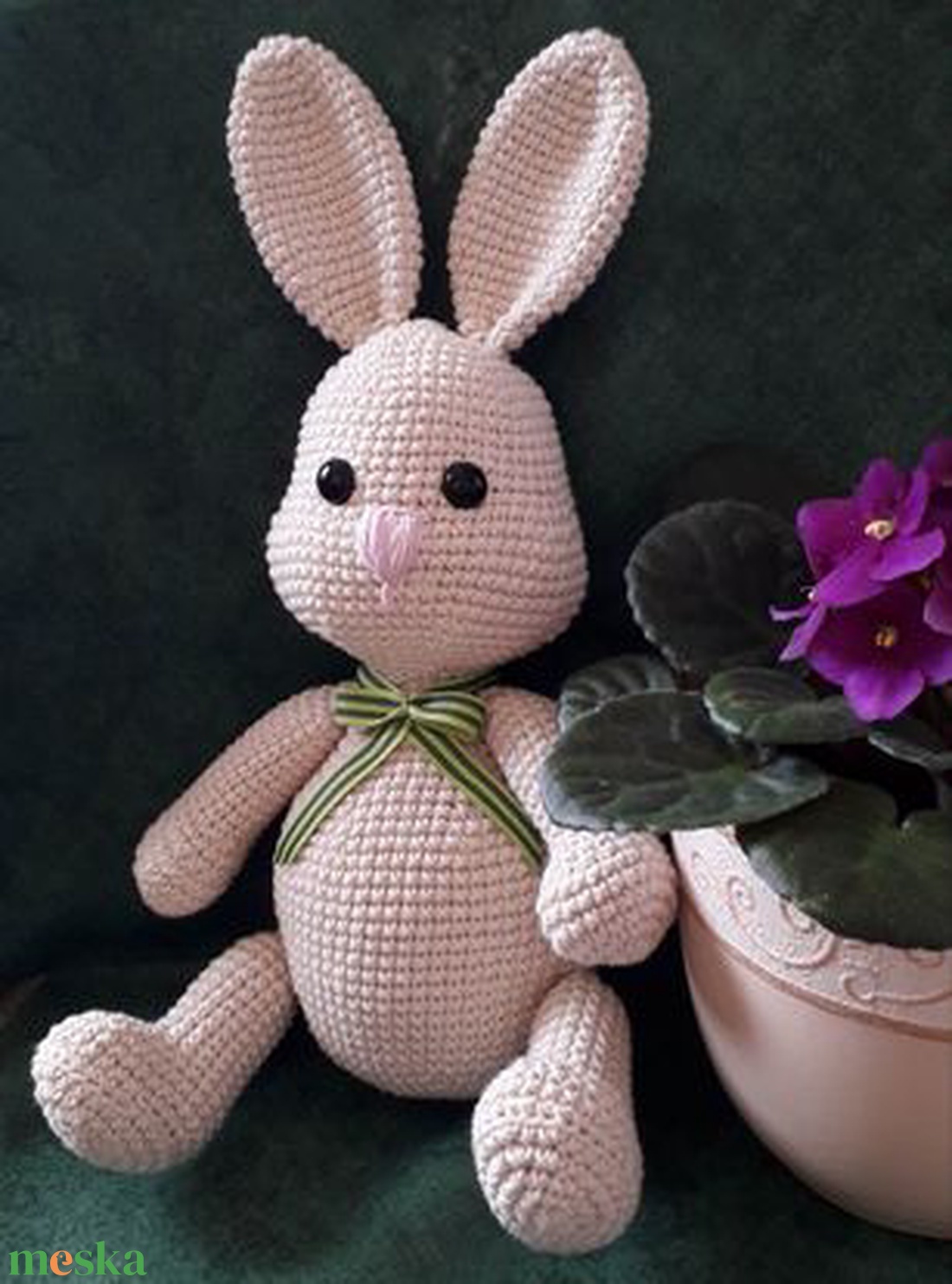 Bonifác nyuszi - horgolt (amigurumi) játék - játék & sport - plüssállat & játékfigura - nyuszi - Meska.hu Bonifác nyuszi - horgolt (amigurumi) játék - játék & sport - plüssállat & játékfigura - nyuszi - Meska.hu