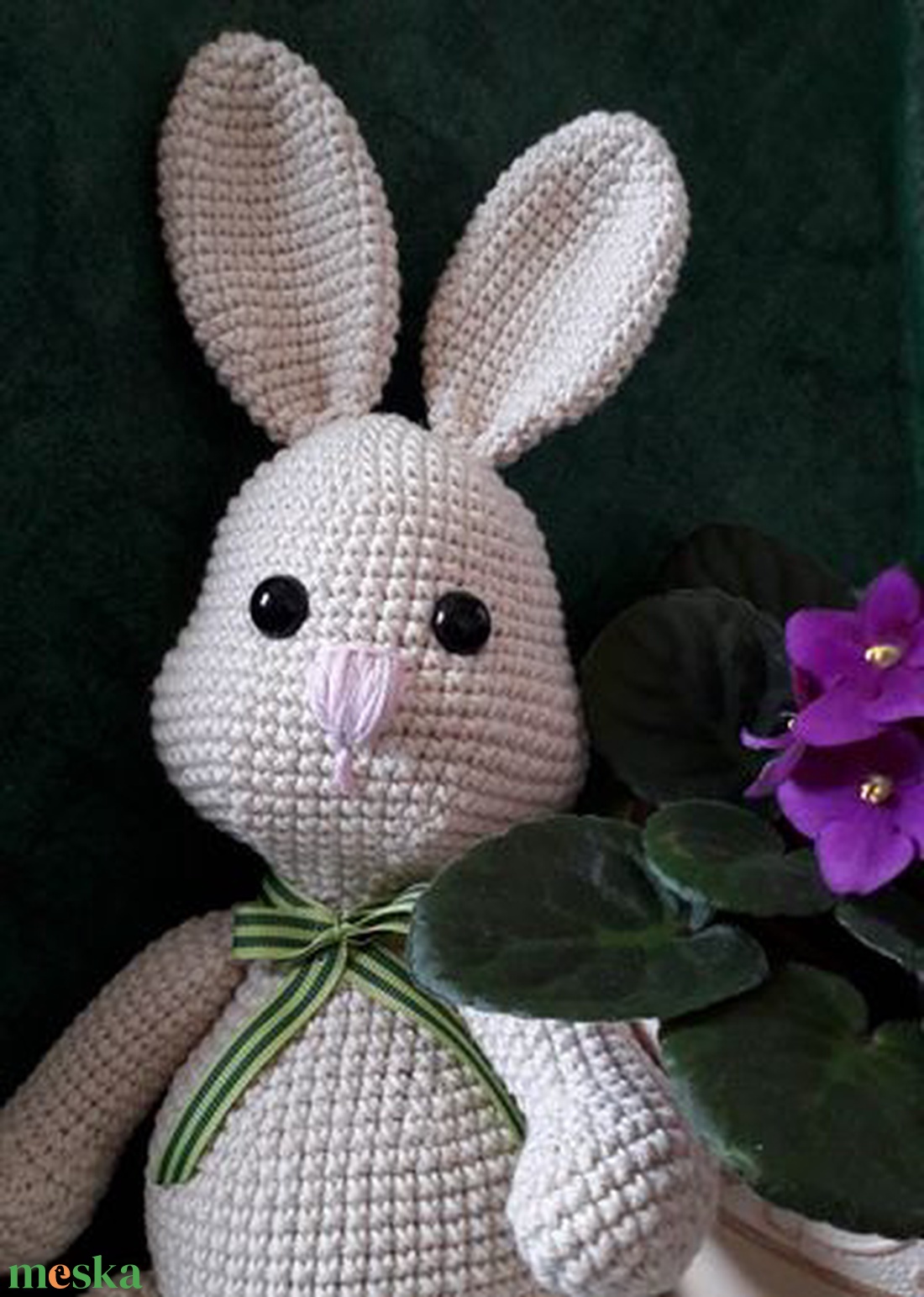 Bonifác nyuszi - horgolt (amigurumi) játék - játék & sport - plüssállat & játékfigura - nyuszi - Meska.hu Bonifác nyuszi - horgolt (amigurumi) játék - játék & sport - plüssállat & játékfigura - nyuszi - Meska.hu