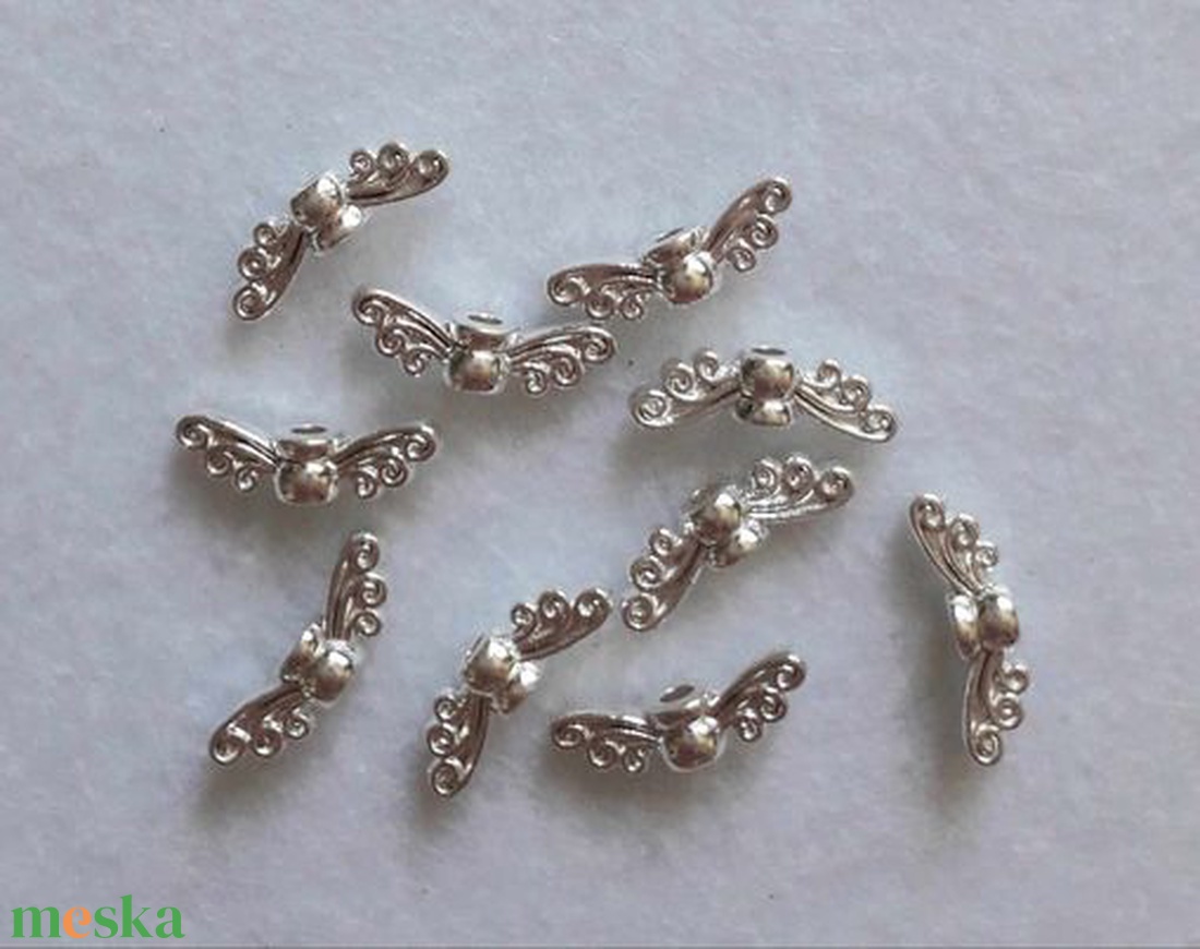 Angyalszárny köztes - 14x4 mm (3053) - kellékek & szerszámok - gyöngyfűzés kellékek - egyéb alkatrész - Meska.hu Angyalszárny köztes - 14x4 mm (3053) - kellékek & szerszámok - gyöngyfűzés kellékek - egyéb alkatrész - Meska.hu