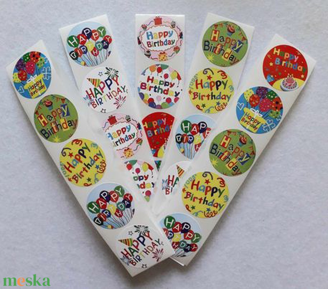 Happy Birthday feliratos matrica I. -10 db/csomag (3174) - kellékek & szerszámok - dekorációs kellékek - egyéb kellékek - Meska.hu Happy Birthday feliratos matrica I. -10 db/csomag (3174) - kellékek & szerszámok - dekorációs kellékek - egyéb kellékek - Meska.hu