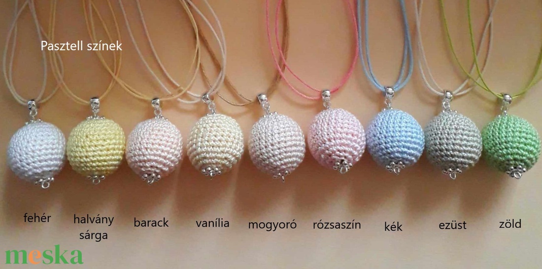 Anya lánya Berry horgolt nyaklánc szett, több színben - ékszer - nyaklánc - bogyós nyaklánc - Meska.hu Anya lánya Berry horgolt nyaklánc szett, több színben - ékszer - nyaklánc - bogyós nyaklánc - Meska.hu