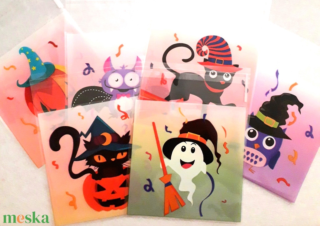 Többféle ajándékzacskó Halloweenre - 13 x 10 cm (1449) - kellékek & szerszámok - dekorációs kellékek - egyéb kellékek - Meska.hu Többféle ajándékzacskó Halloweenre - 13 x 10 cm (1449) - kellékek & szerszámok - dekorációs kellékek - egyéb kellékek - Meska.hu